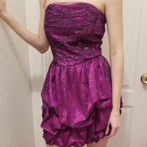Purple prom dress